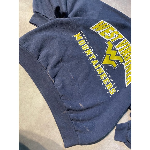 Vintage West Virginia Mountaineers University Graphic Crewneck Sweater - Picture 5 of 7